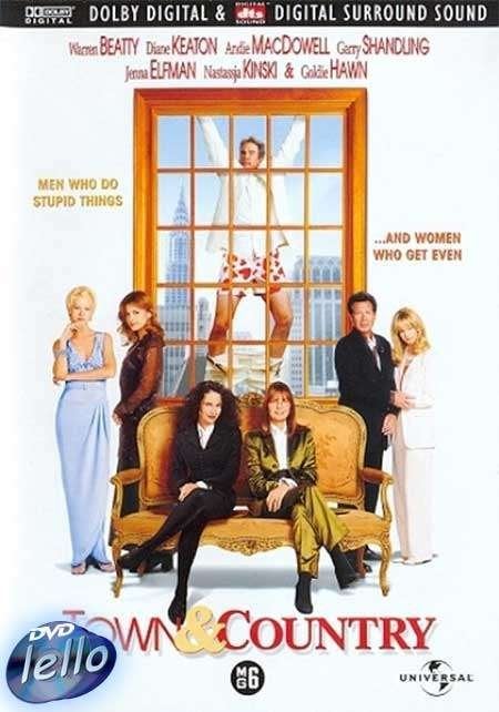 Town & Country (2001 Warren Beatty, Diane Keaton) nieuw NLSL, Vanaf 6 jaar, Ophalen of Verzenden, Nieuw in verpakking, Romantische komedie