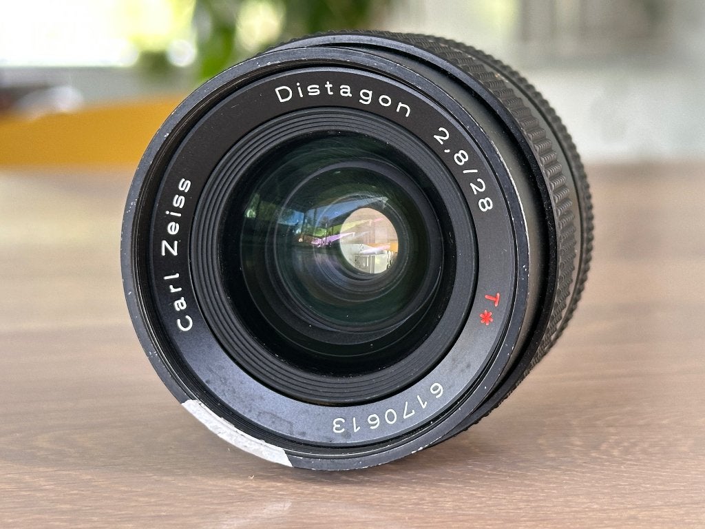 Contax Carl Zeiss Distagon T 28mm f/2.8 AEJ – C/Y mount*, Overige merken, Gebruikt, Overige vattingen, 28 mm