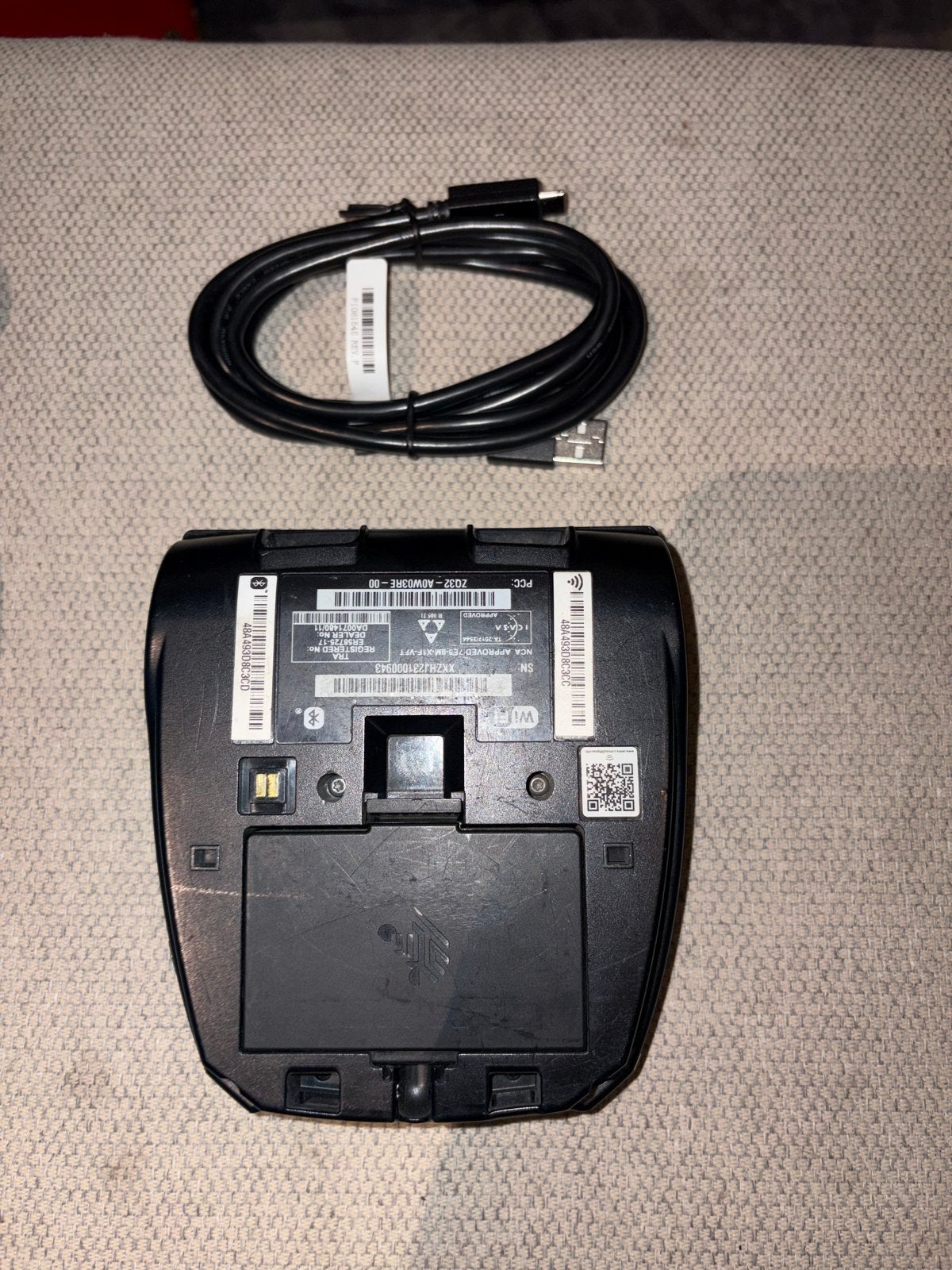 Zebra ZQ320 Plus Mobiele Labelprinter - Zo goed als nieuw, Zwart-en-wit printen, Printer, Ophalen of Verzenden, Zo goed als nieuw