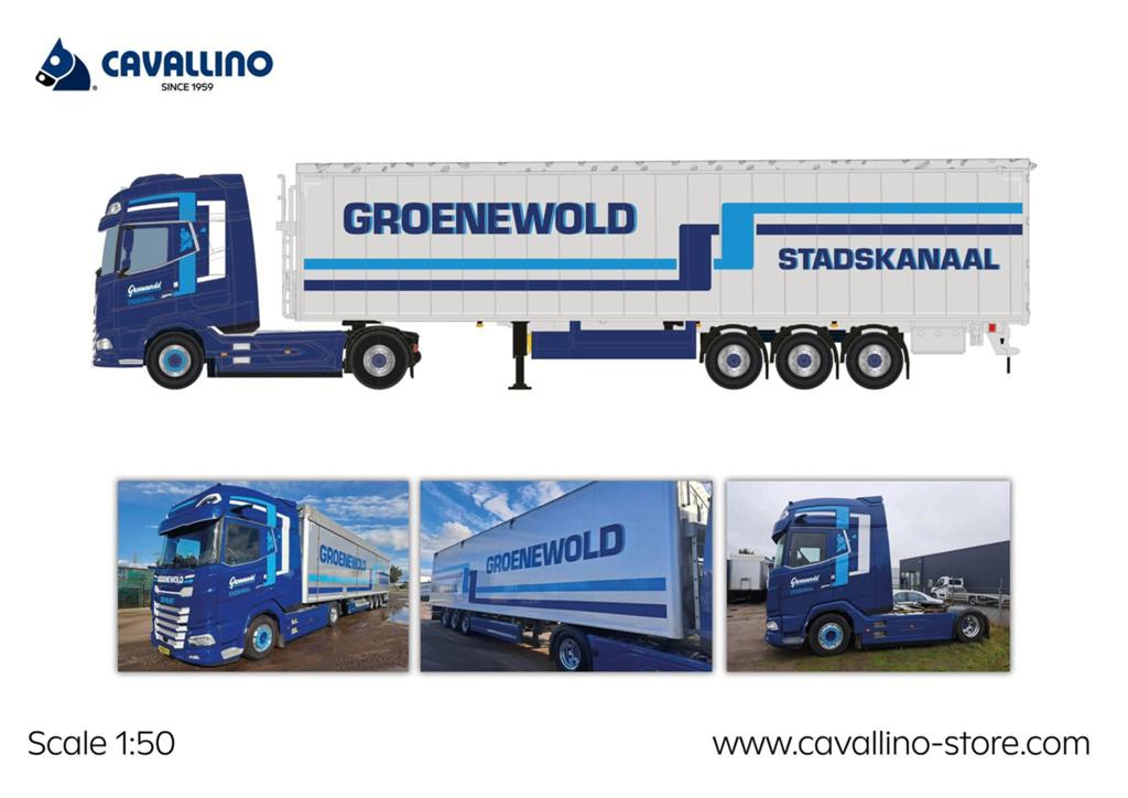 Cavallino 1:50 Groenewold  Geen Tekno/Wsi, Ophalen of Verzenden, Nieuw, Bus of Vrachtwagen, Overige merken