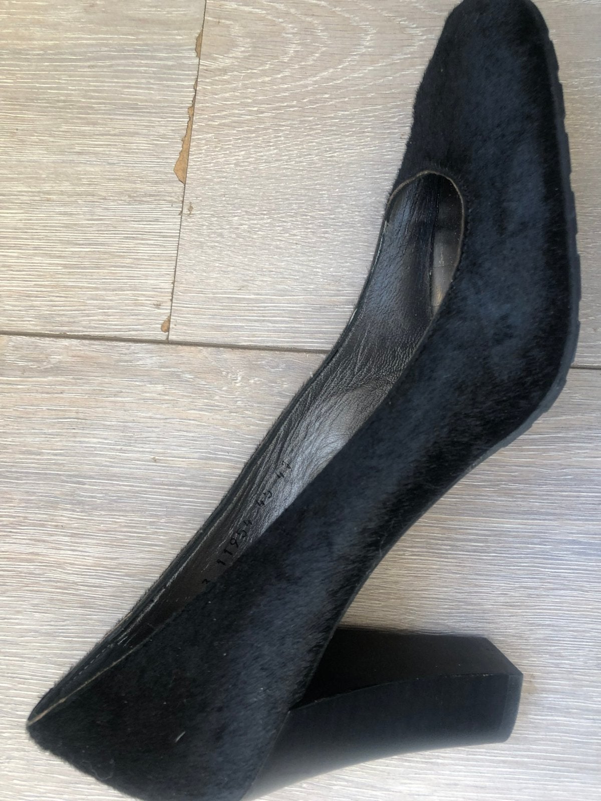 Te koop: mooie leren Italiaanse pumps, zwart, 41, Ophalen of Verzenden, Zo goed als nieuw, Zwart