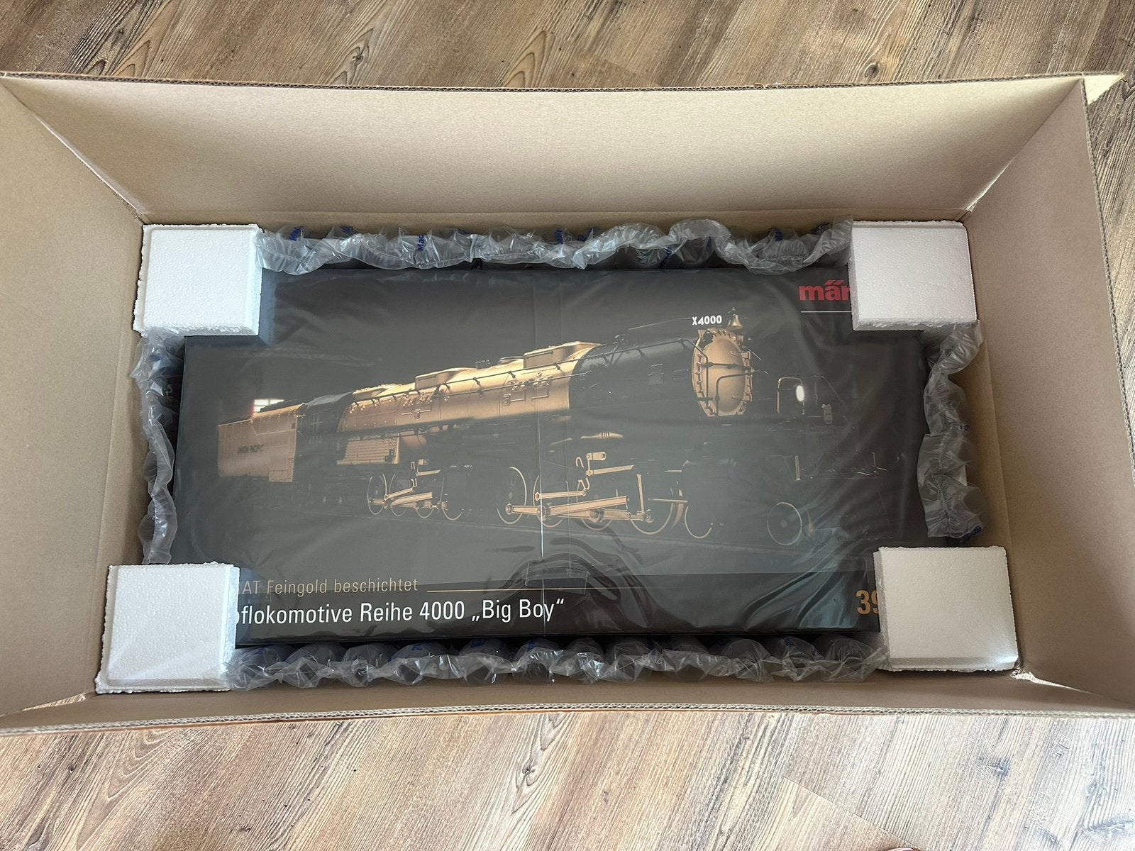Marklin 39400 Gouden Big Boy nieuw in ongeopende verpakking, Hobby en Vrije tijd, Modeltreinen | H0, Wisselstroom, Locomotief