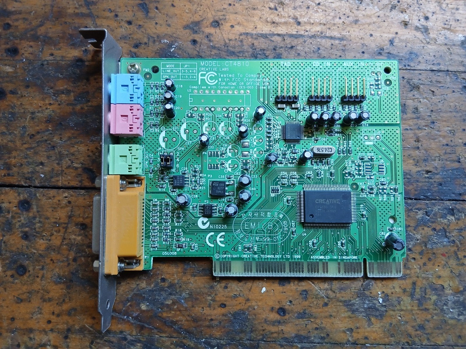 Creative Labs Sound Blaster CT4810 PCI Geluidskaart, Computers en Software, Geluidskaarten, Gebruikt, Intern, Ophalen of Verzenden