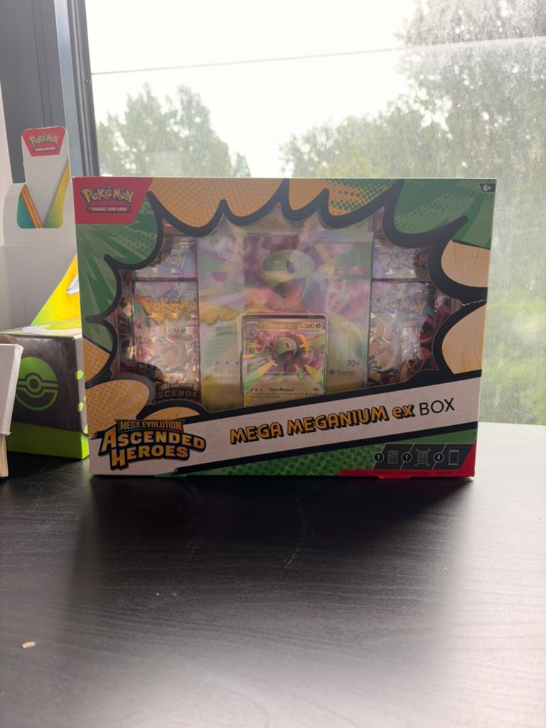 Ascended Heroes Mega Meganium EX Box, Hobby en Vrije tijd, Verzamelkaartspellen | Pokémon, Ophalen of Verzenden, Nieuw, Boosterbox