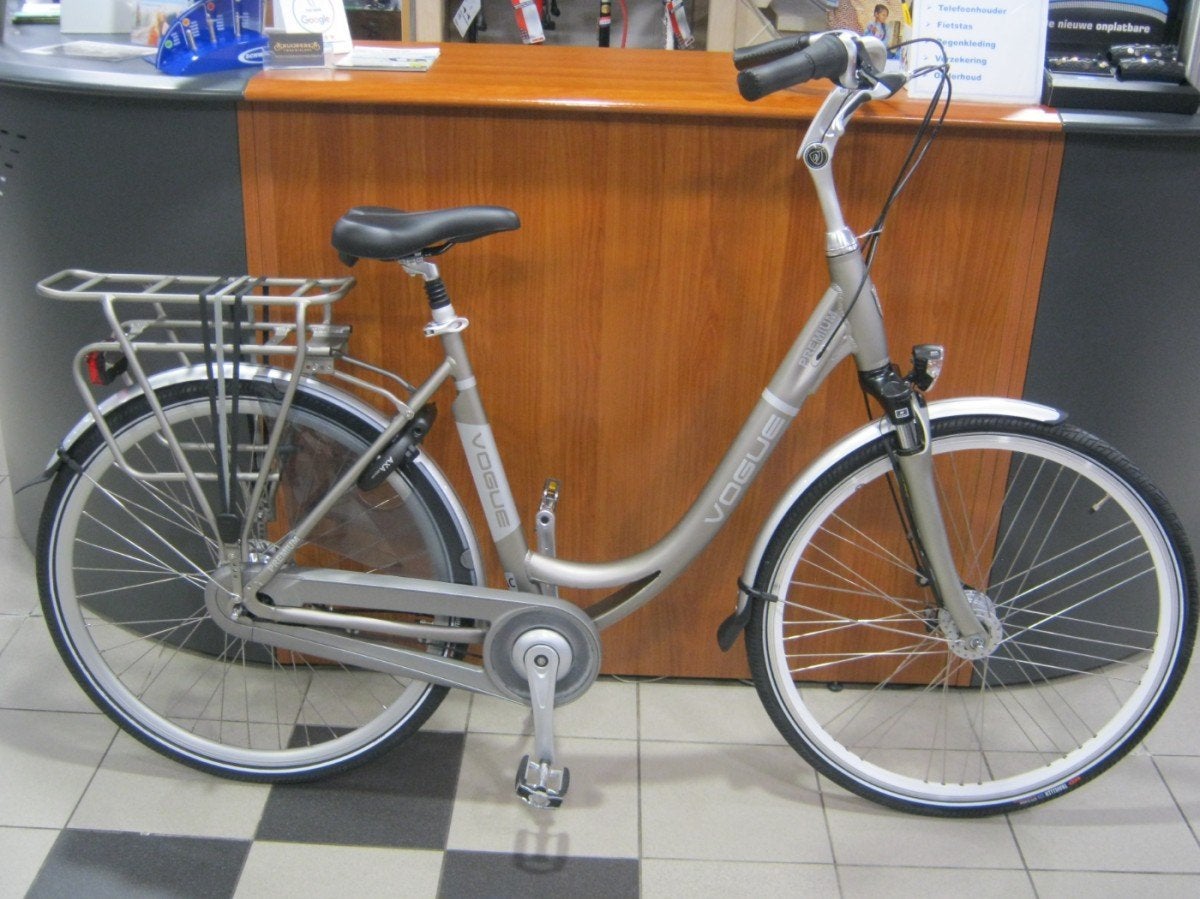 Vogue Premium Dames Matt Grey 53cm, Fietsen en Brommers, Fietsen | Dames | Damesfietsen, -, -, Versnellingen, -