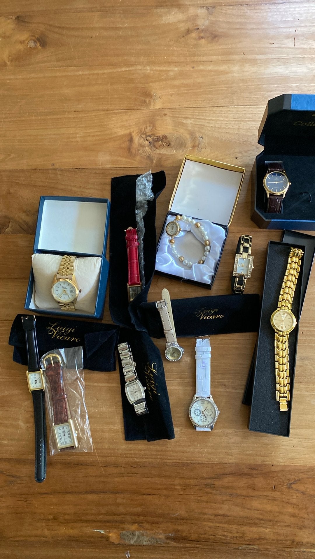 Horloges -   luigi vicaro , geneva , abc collectie, Ophalen of Verzenden, Nieuw, Staal, Overige merken
