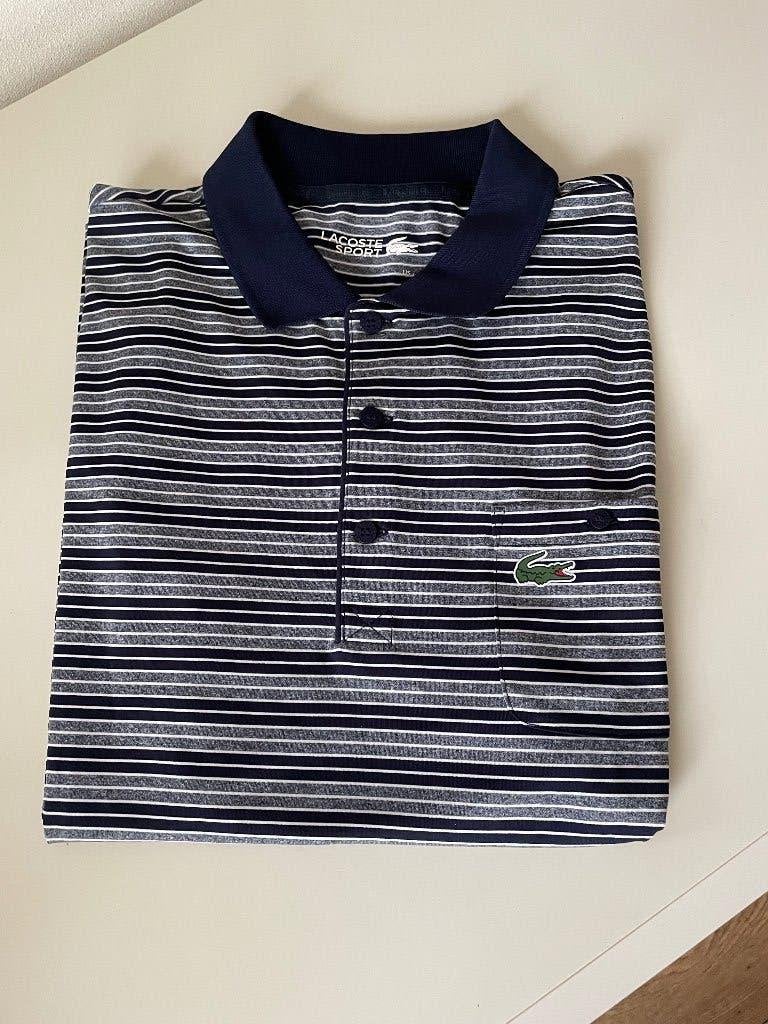 Lacoste polo te koop, Ophalen of Verzenden, Zo goed als nieuw, Maat 52/54 (L), Blauw