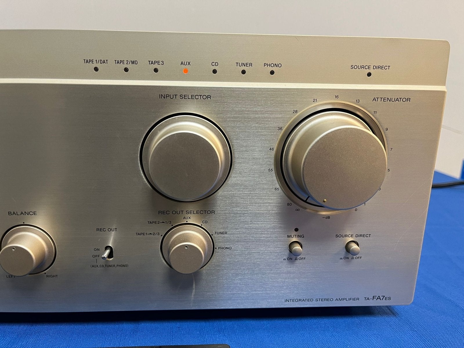 Sony TA-FA7ES ES-serie geïntegreerde versterker champagne, Gebruikt, ., Ophalen of Verzenden, .