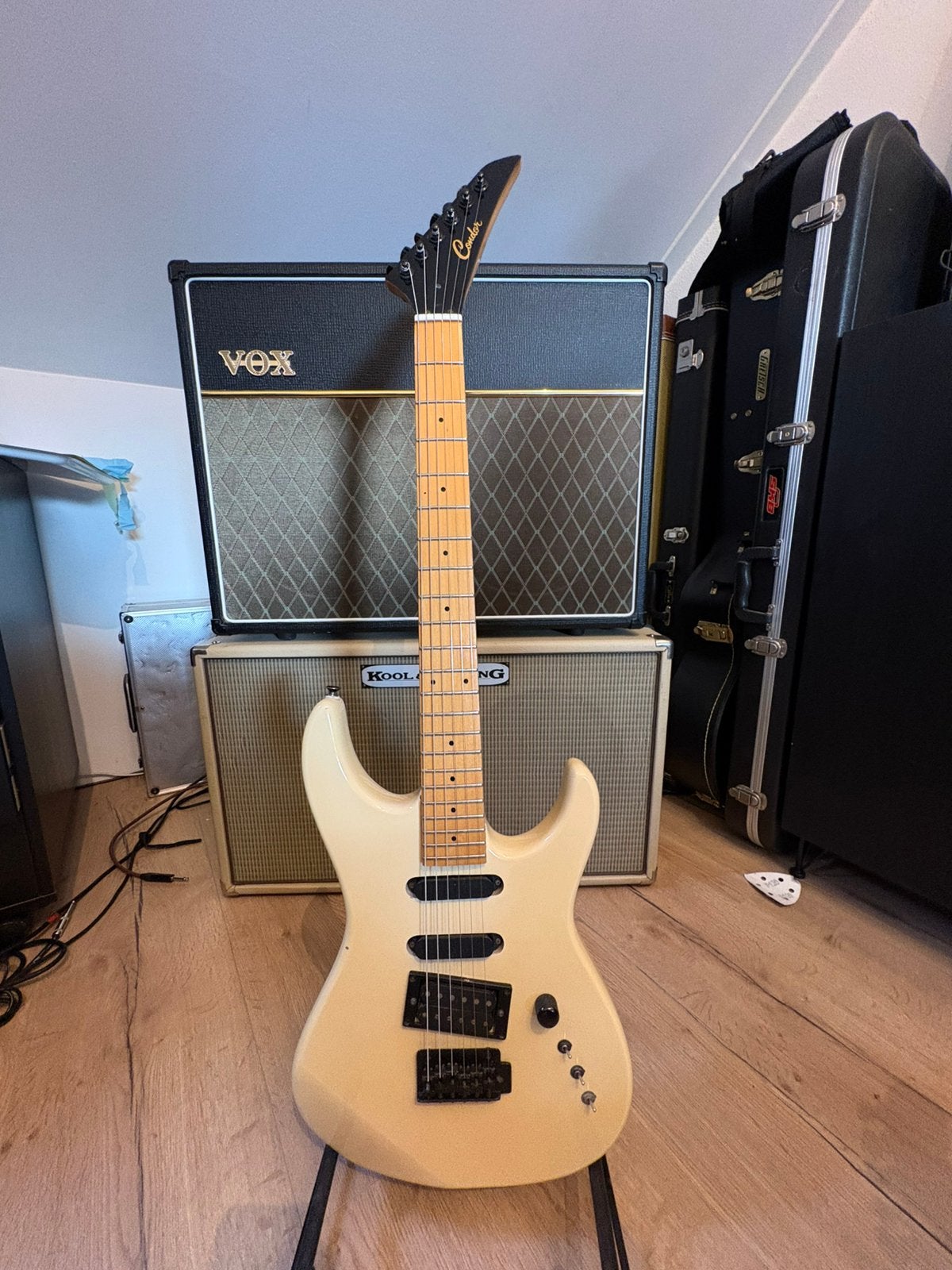 Condor 80’s Superstrat, Ophalen of Verzenden, Gebruikt, Solid body, Overige merken