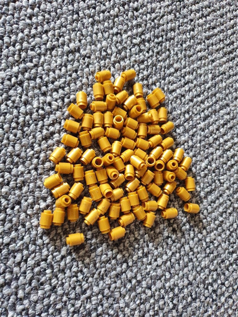 Partij R38=100x Nieuwe ronde Lego stenen, Lego, Lego, Lego, Nieuw