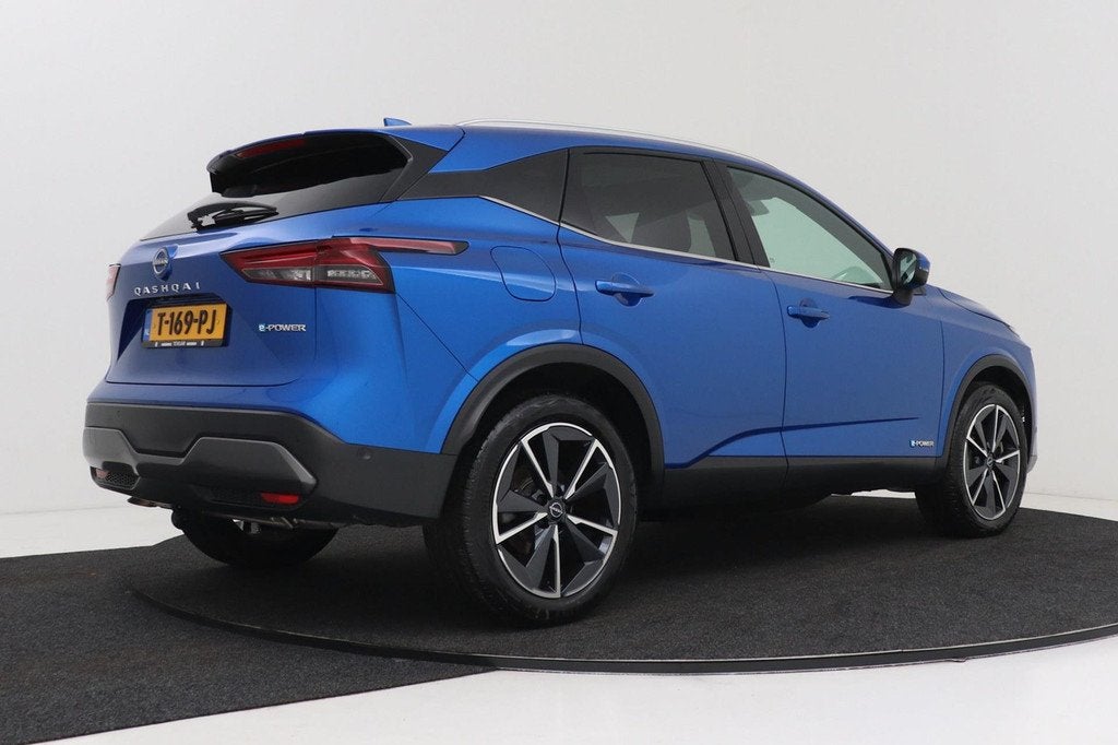 Nissan Qashqai 1.5 e-Power Tekna | Trekhaak | Panoramadak |, Auto's, Nissan, 1497 cc, Gebruikt, 190 pk, Blauw