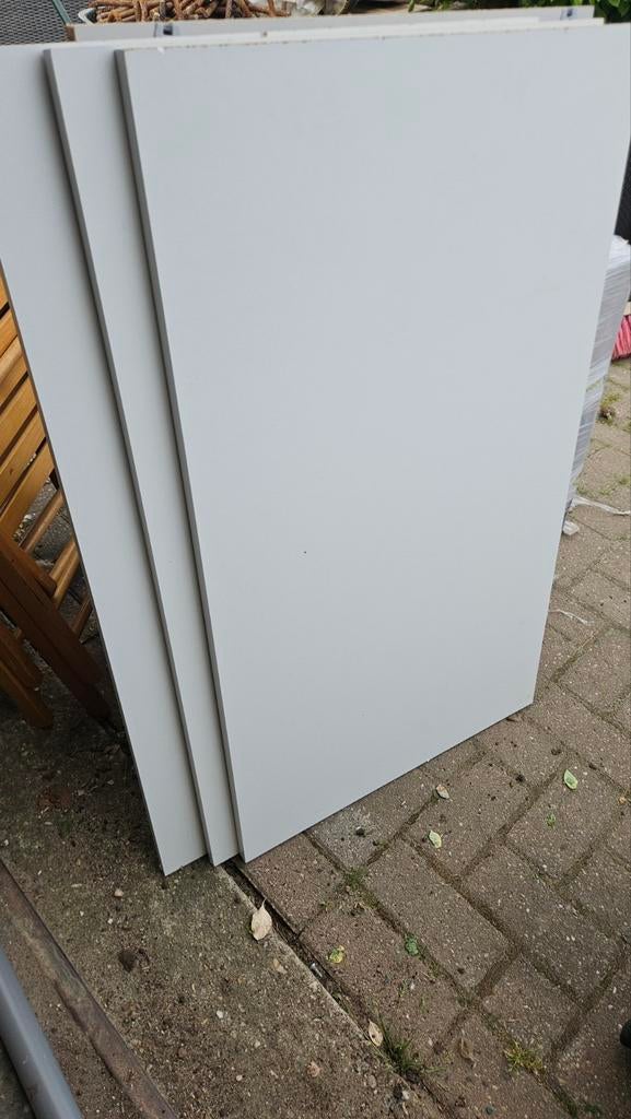Witte meubelpanelen / planken, Ophalen, Gebruikt