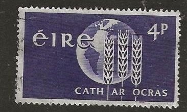 Ierland 3, korenaren, Verzenden, Ierland, Gestempeld