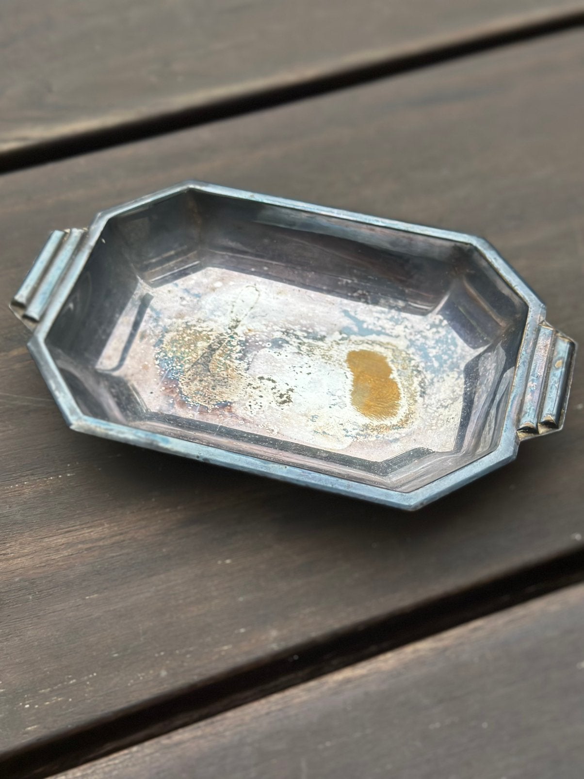 Antiek Art Deco verzilverd pastilleschaaltje Recla Pleet, Ophalen of Verzenden
