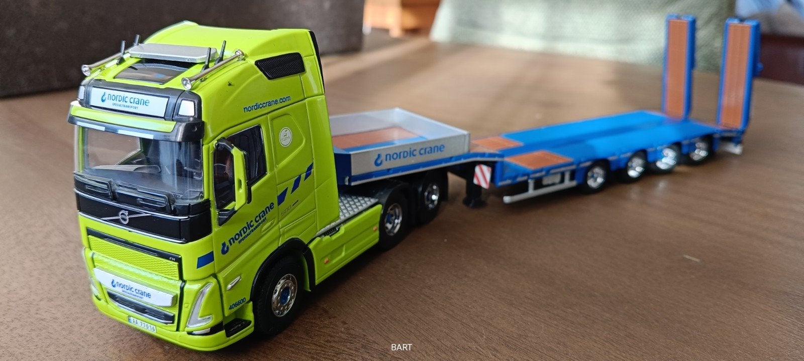VOLVO FH 500 4AS SCHUIFDIEPLADER NORDIC CRANE, Ophalen of Verzenden, Nieuw, Bus of Vrachtwagen, Wsi