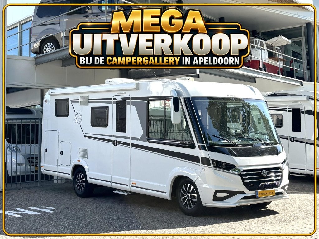 Knaus Live I 650 MEG 9TR AUTOMAAT ENKELE BEDDEN HEFBED 160PK, Caravans en Kamperen, Ringverwarming, Fiat, 6 tot 7 meter, Bedrijf