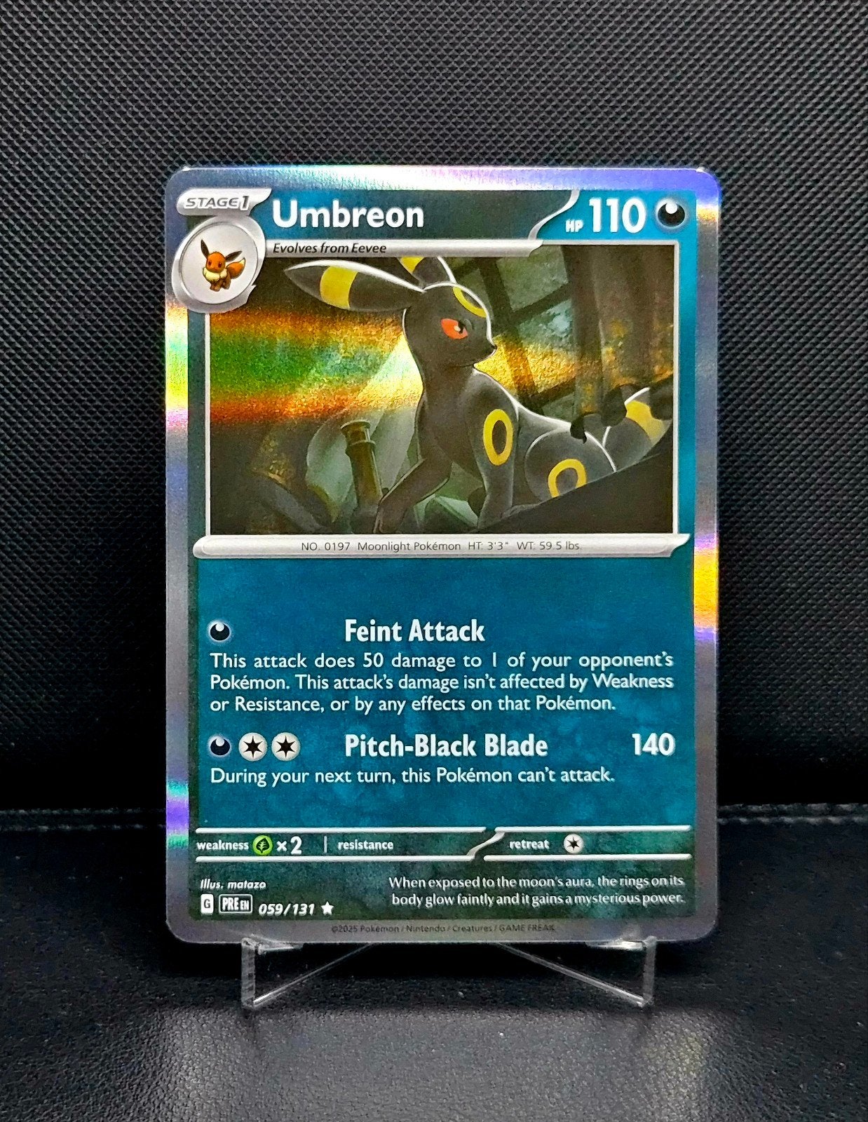 Umbreon Holo 059/131 Prismatic Evolutions NM, Ophalen of Verzenden, Zo goed als nieuw
