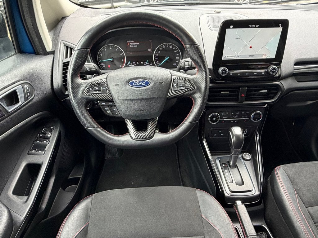 Ford EcoSport 1.0 EcoBoost ST-Line 125PK Automaat,TwoTone,Na, Auto's, Ford, 125 pk, Gebruikt, Ecosport, Blauw