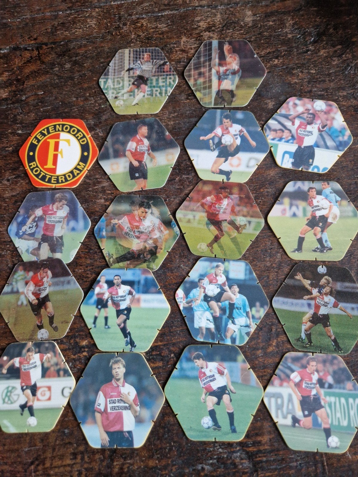 Super Topshots Feyenoord 96/97 - 18 verschillende spelers, Ophalen of Verzenden, Zo goed als nieuw, Feyenoord, Spelerskaart