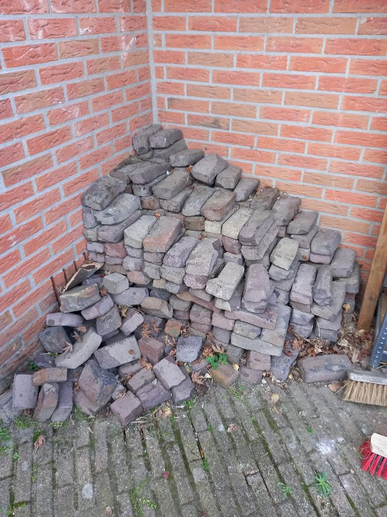 Gratis straatklinkers, Ophalen, Gebruikt, Overige materialen, Klinkers