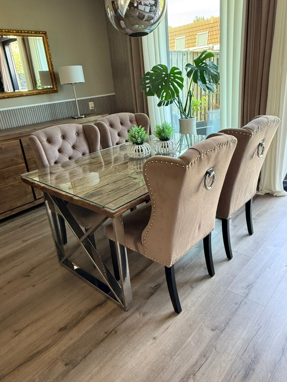 Eetkamer stoelen, Ophalen, Gebruikt, Landelijk, 4 tot 6 stoelen