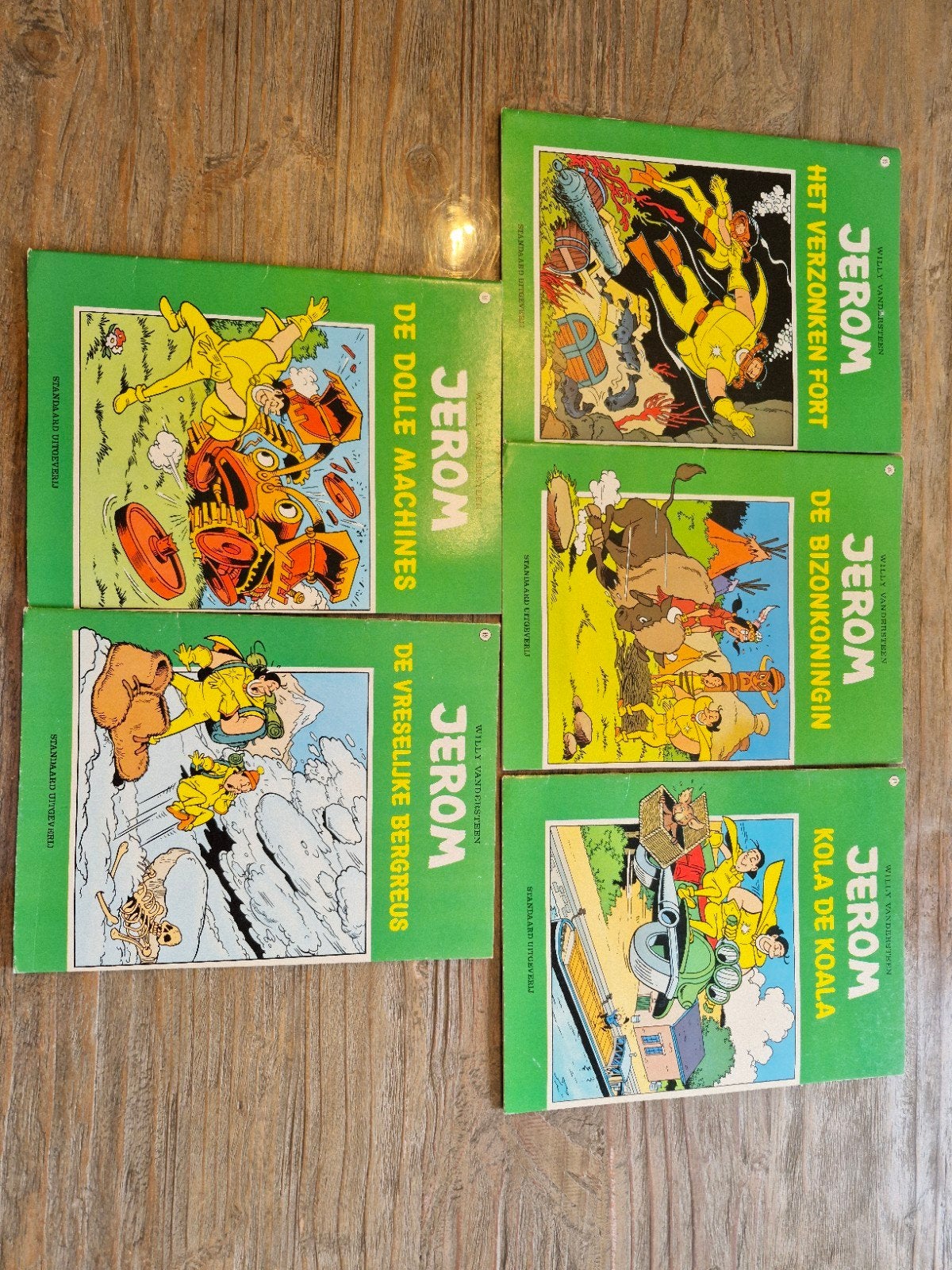 Jerom stripboeken - Nrs 85, 86, 87, 88, 89 - Willy Vander, Boeken, Meerdere stripboeken, Ophalen of Verzenden, Zo goed als nieuw