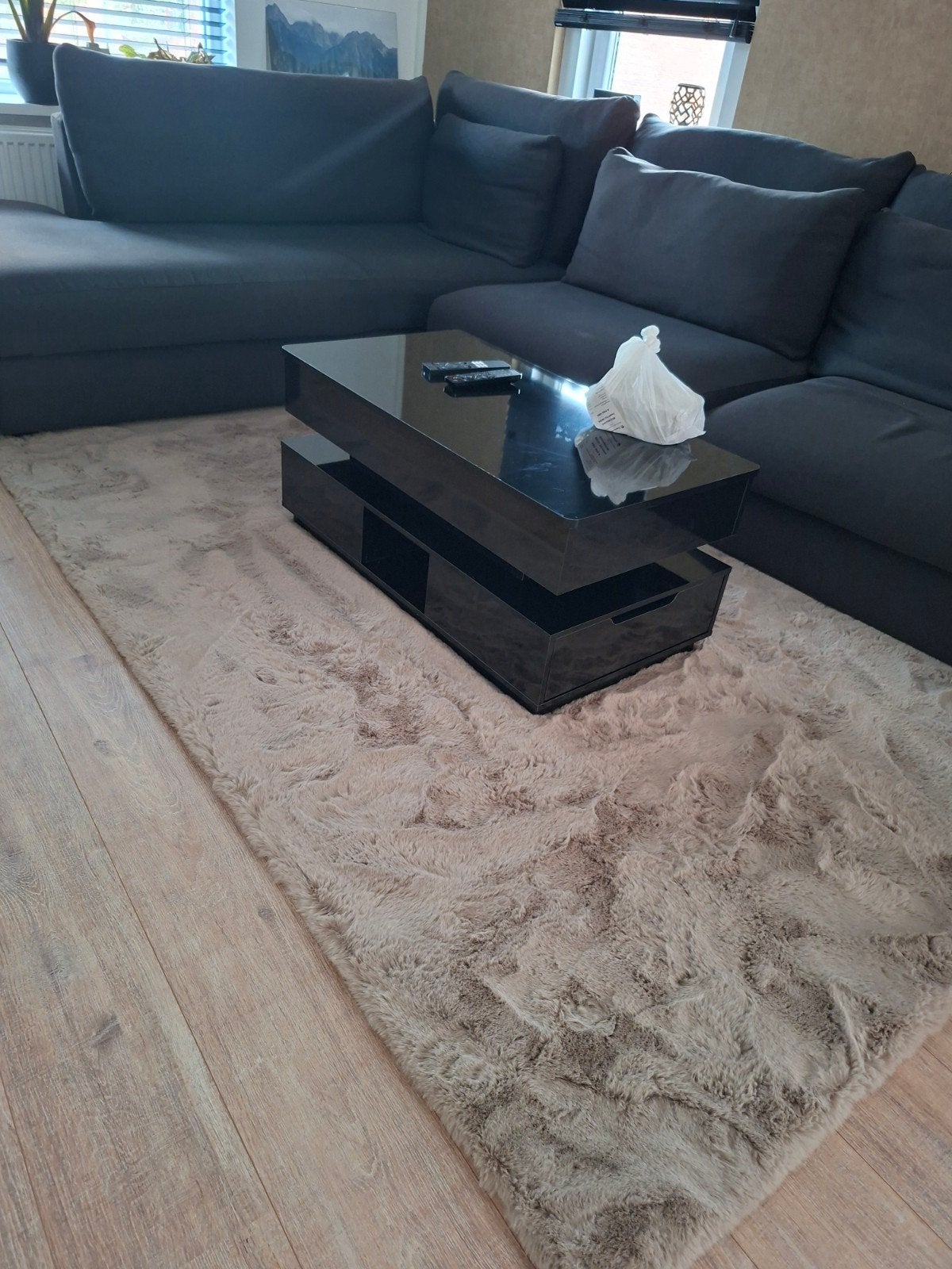 Moderne salontafel met LED-verlichting, Overige materialen, Minder dan 50 cm, 50 tot 100 cm, Modern met LED