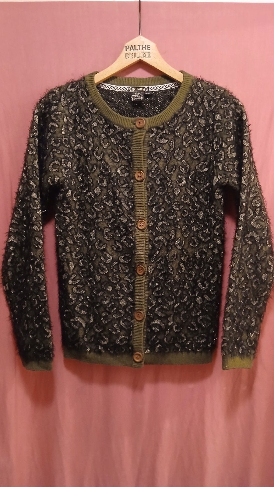 Indian Blue Jeans vest met panterprint, Ophalen of Verzenden, Maat 34 (XS) of kleiner, Groen, Indian Blue Jeans