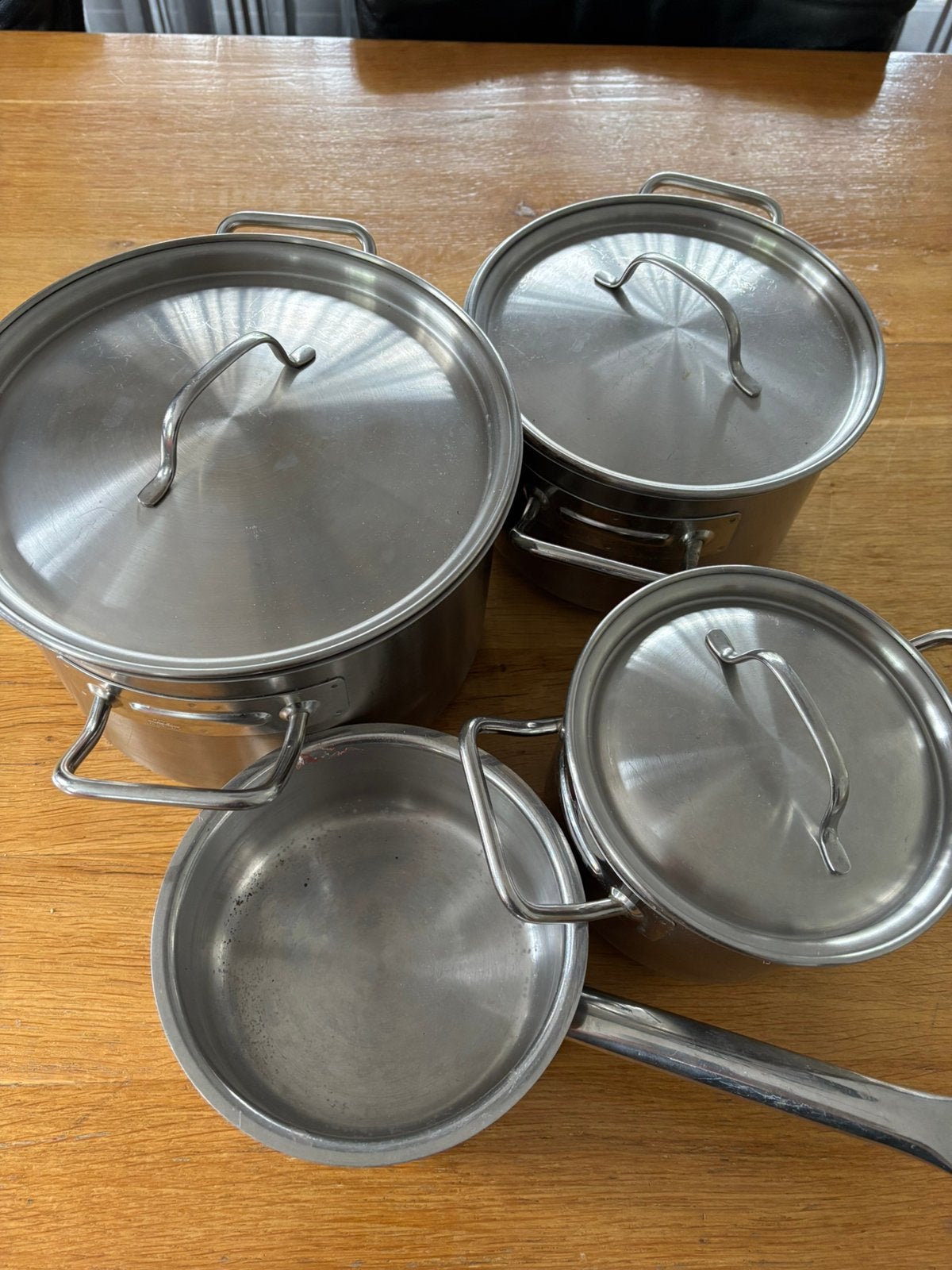 Fissler pannen, Ophalen, Zo goed als nieuw, Rvs, Pannenset