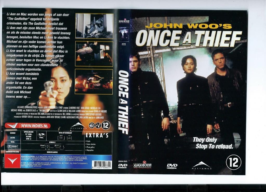 once a thief, Vanaf 12 jaar, Ophalen of Verzenden, Zo goed als nieuw, Actiethriller