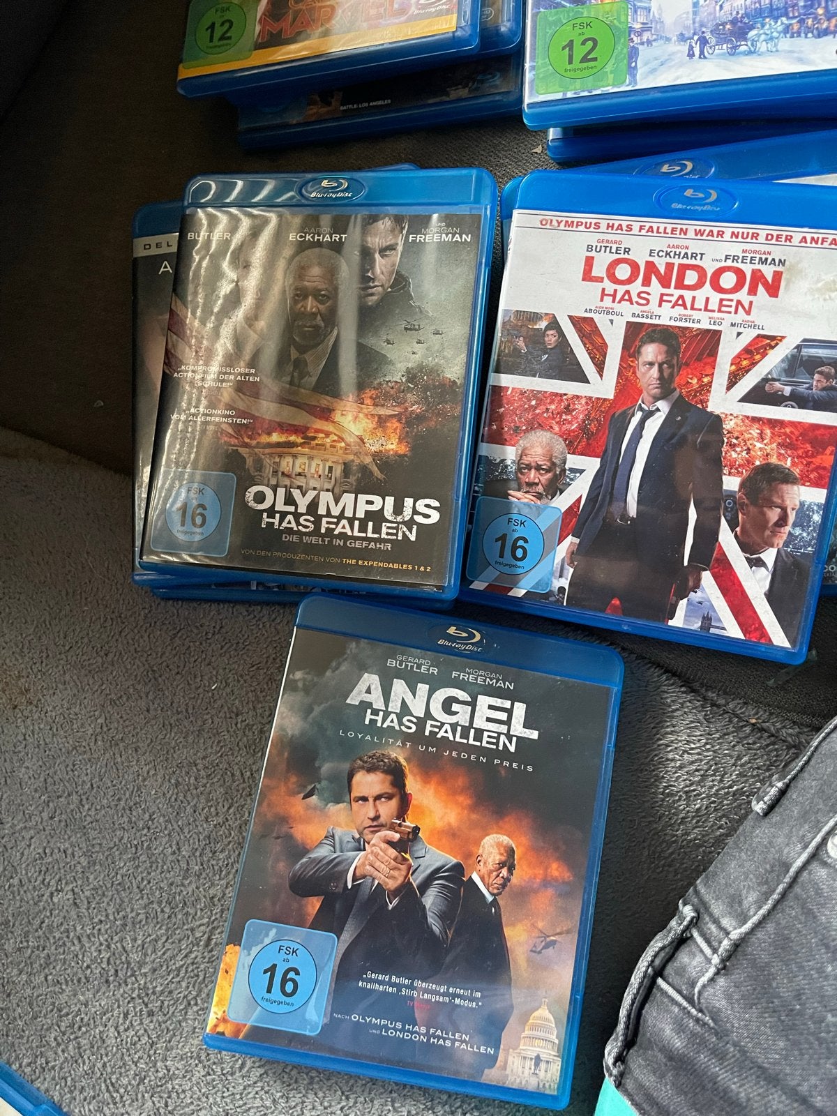 Olympus Has Fallen, London Has Fallen, Angel Has Fallen Blu-, Vanaf 16 jaar, Nederlands, Actiethriller, Ophalen of Verzenden