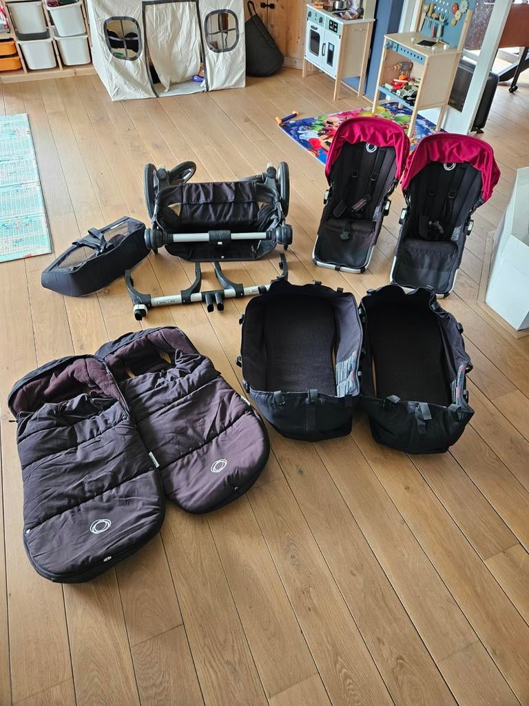 Bugaboo Donkey Twin Kinderwagen Compleet met Accessoires, Ophalen, Bugaboo