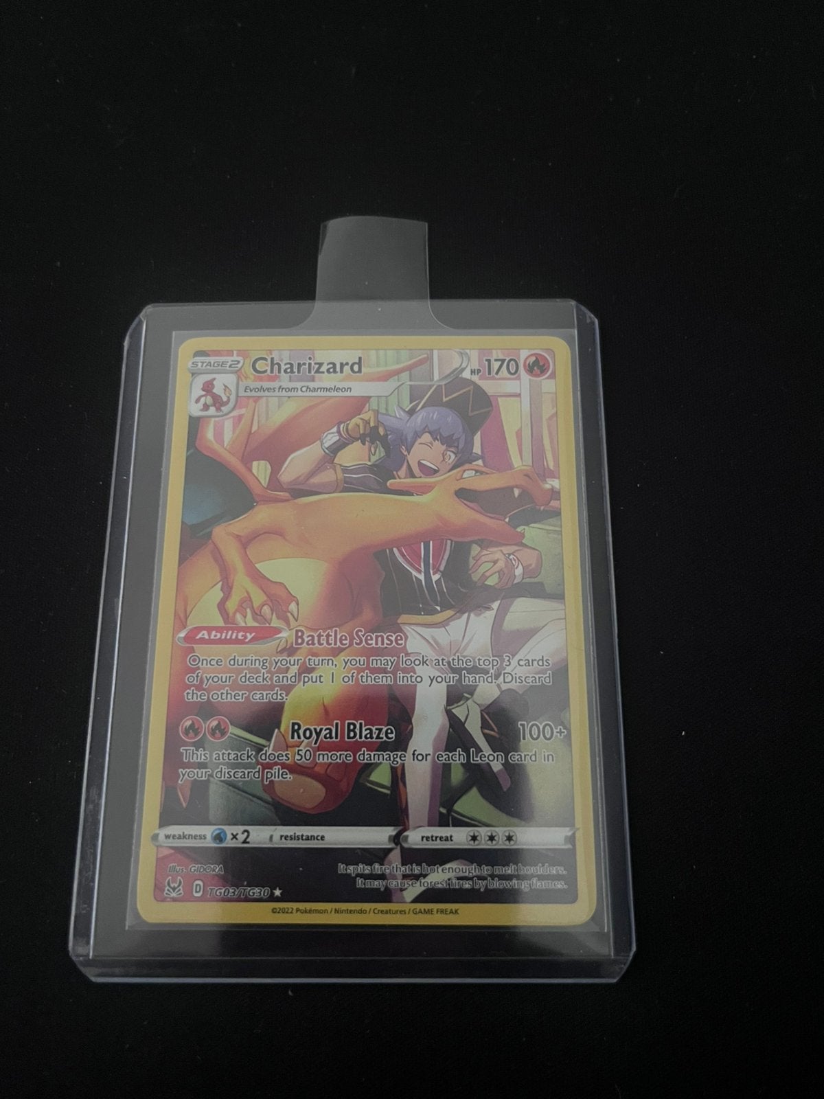 Pokemon Charizard #TG03 Lost Origin, Ophalen, Zo goed als nieuw