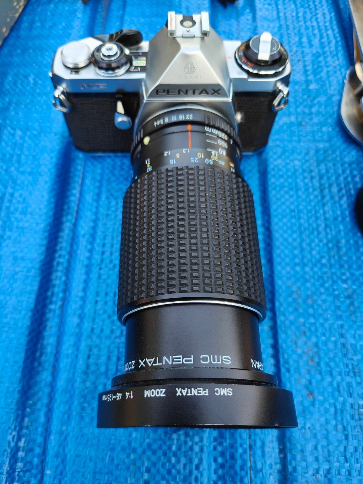 Pentax spiegelreflexcamera met 3 lenzen, Ophalen of Verzenden, Gebruikt, Spiegelreflex, Pentax