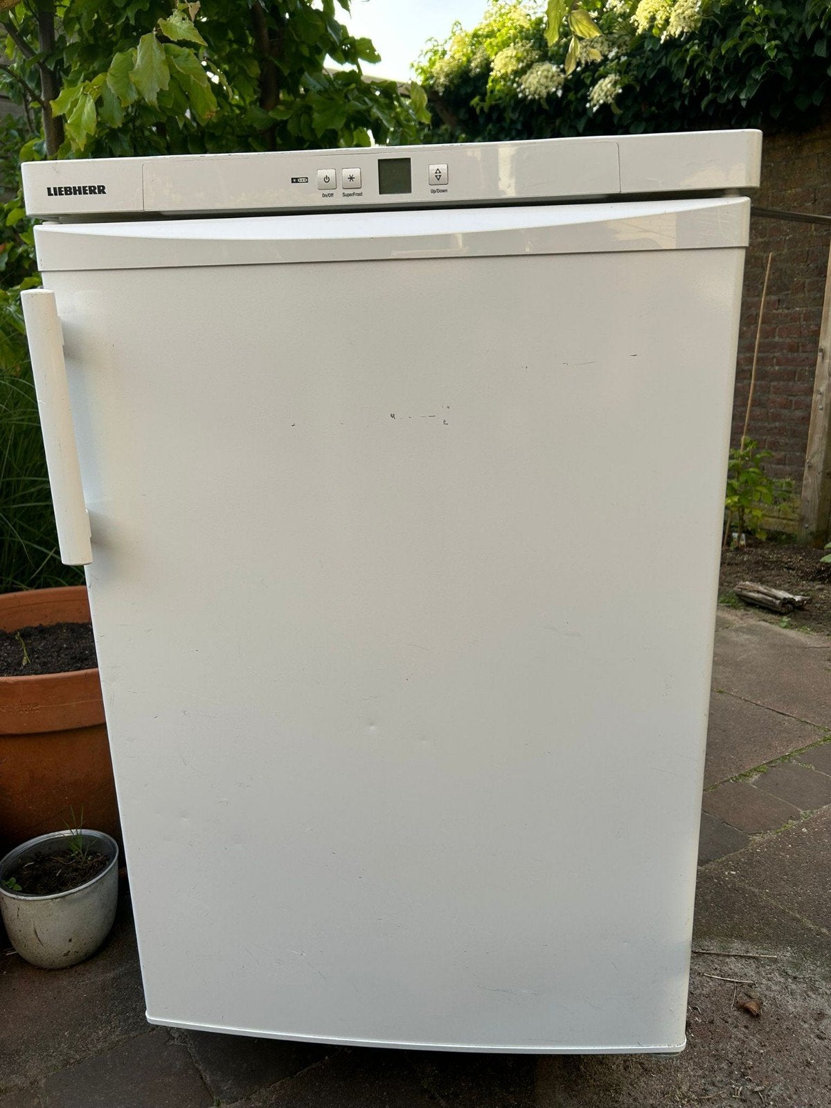 Diepvries Liebherr, Witgoed en Apparatuur, Vriezers en Diepvrieskisten, Gebruikt, Vrijstaand, Vrieskast, Minder dan 60 cm, Ophalen