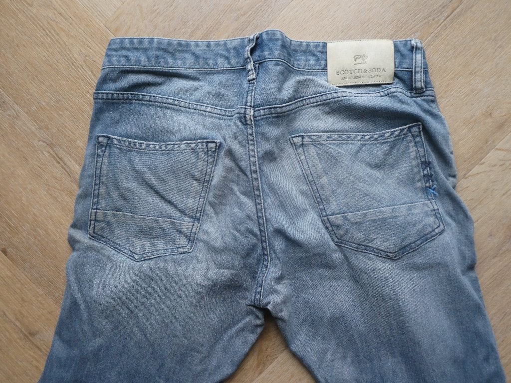 Scotch & Soda spijkerbroek, Ralston maat 31-32, Blauw, W32 (confectie 46) of kleiner, Ophalen of Verzenden, Zo goed als nieuw