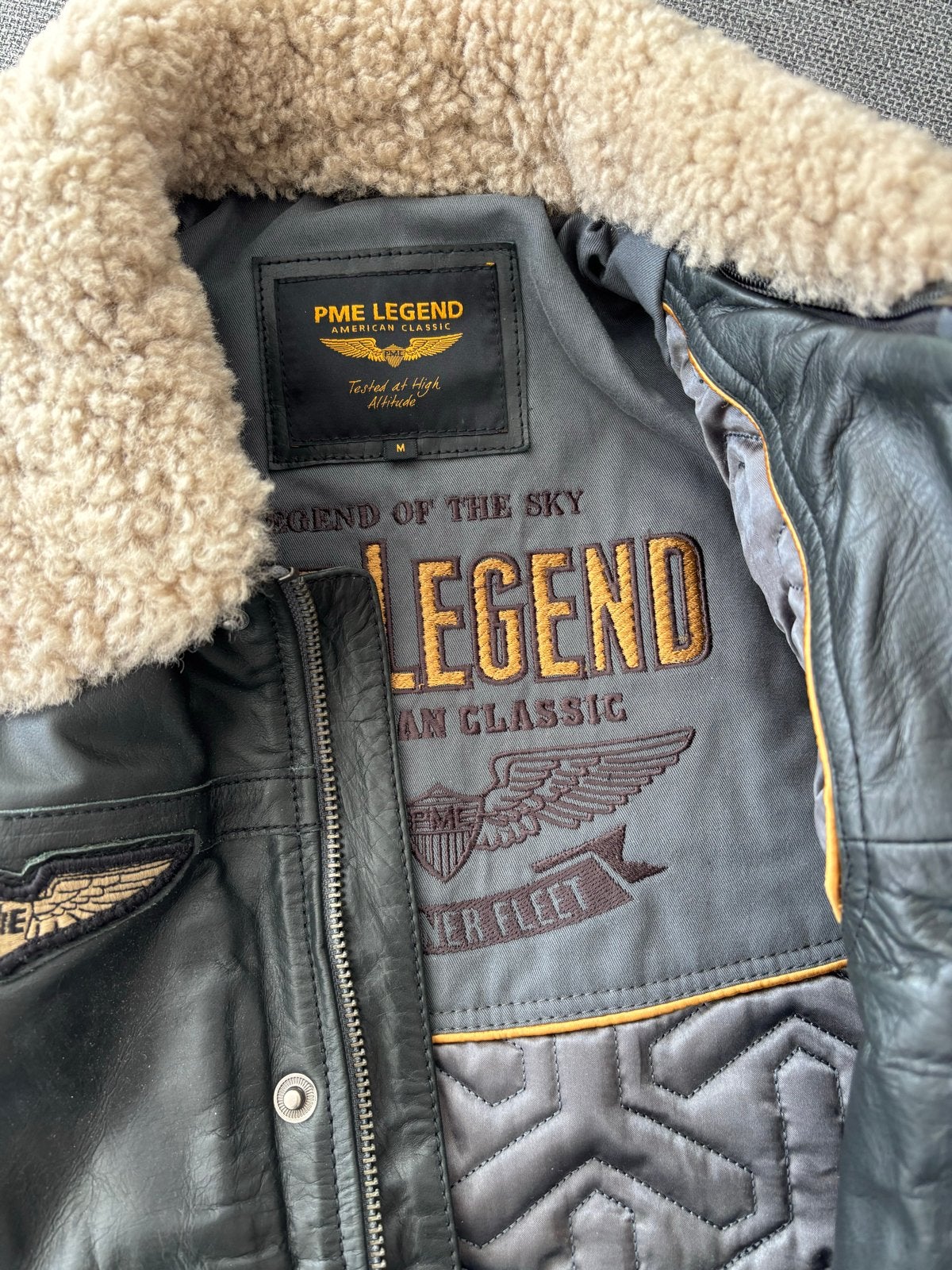 PME Legend American Classic Leren Jas - Maat M, Kleding | Heren, Ophalen of Verzenden, Nieuw, Maat 48/50 (M), Zwart