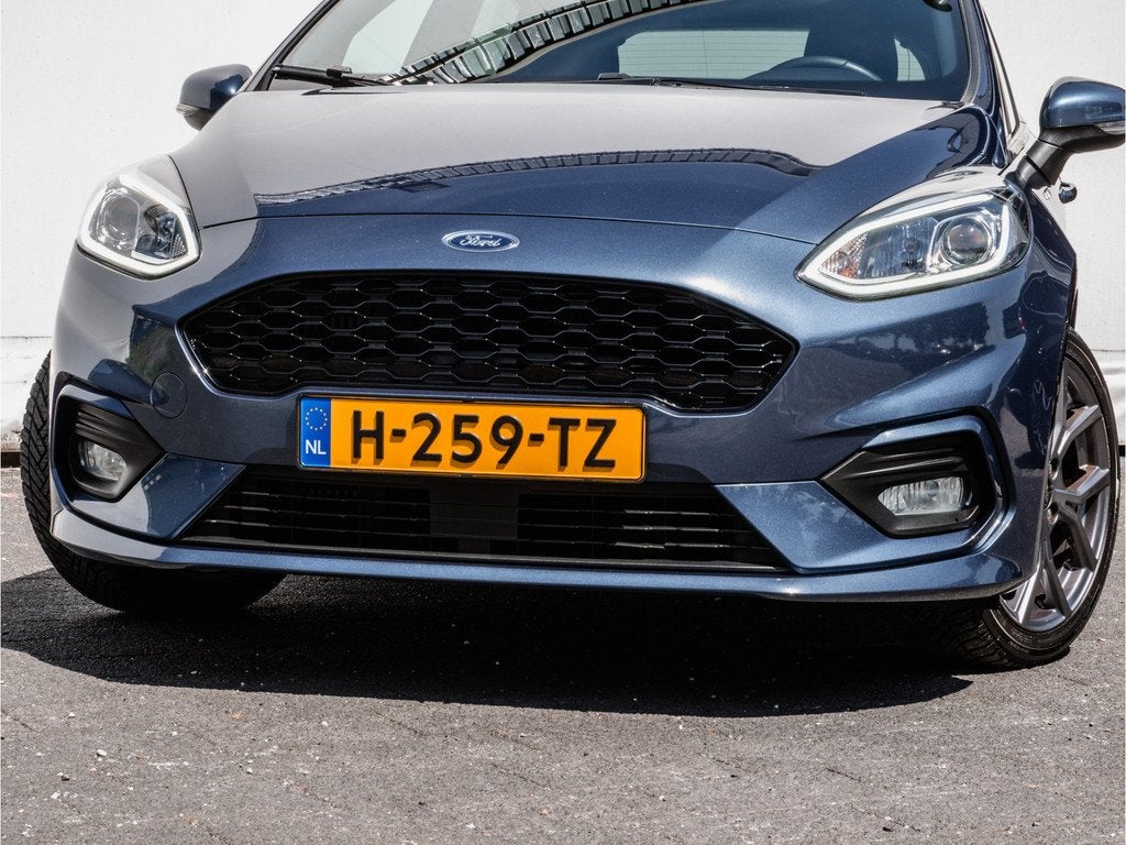Ford Fiesta 1.0 EcoBoost ST-Line Full map navigatie/ Climate, Voorwielaandrijving, Stof, Gebruikt, Blauw