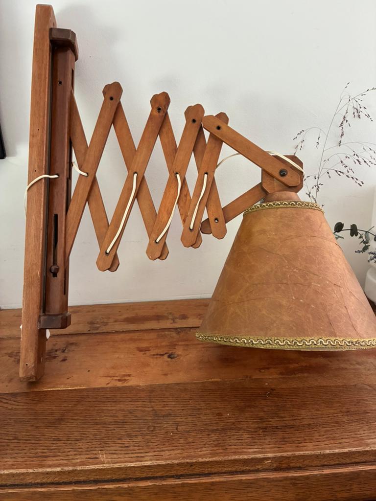Scandinavische harmonica schaarlamp, Ophalen of Verzenden, Zo goed als nieuw