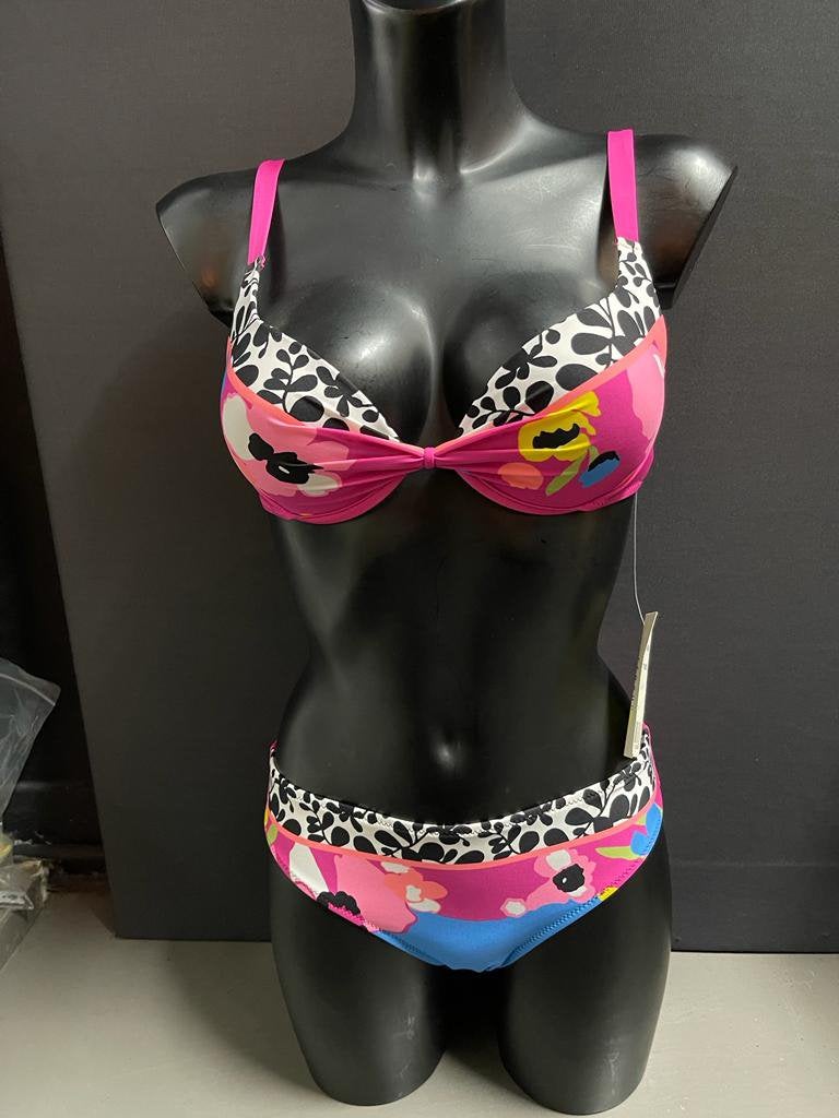 Feraud paris bikini Voorgevormde cup met beugel Maat 38b, Verzenden, Nieuw, Roze, Bikini