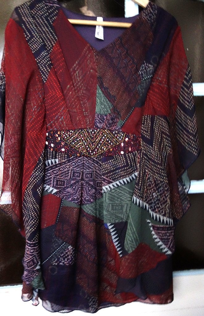 VLINDER BLOES KAFTAN NIEUW * MIS ETAM * Maat M, Miss Etam, Verzenden, Nieuw, Maat 38/40 (M)