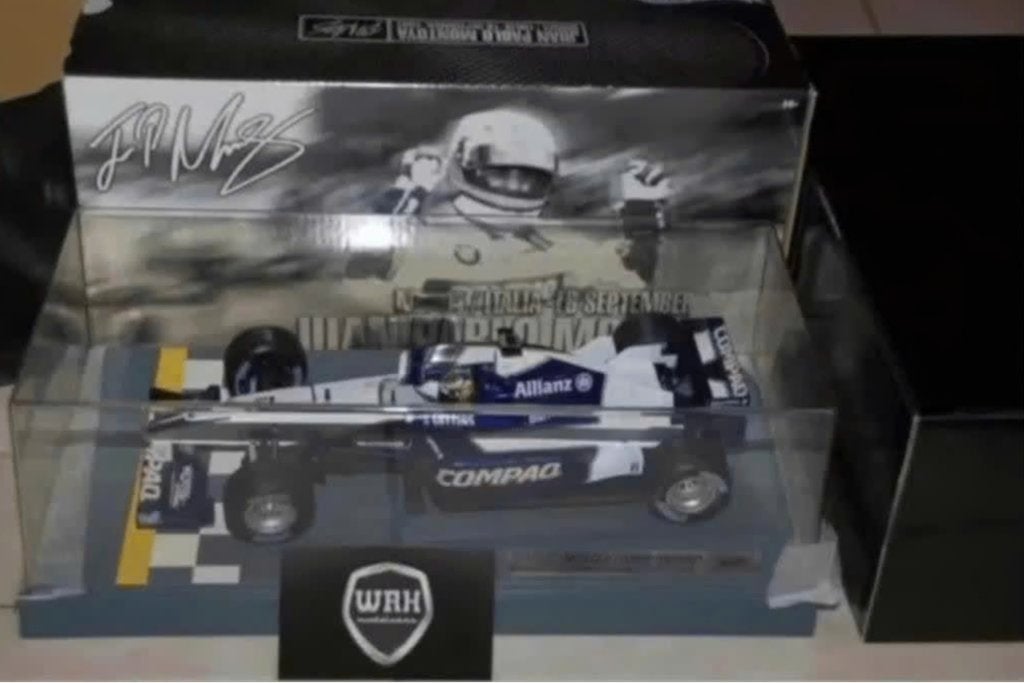 1:18 F1 WILLIAMS MONZA 2001 MONTOYA special Hotwheels WRH, Verzenden, Zo goed als nieuw, Auto, Hot Wheels