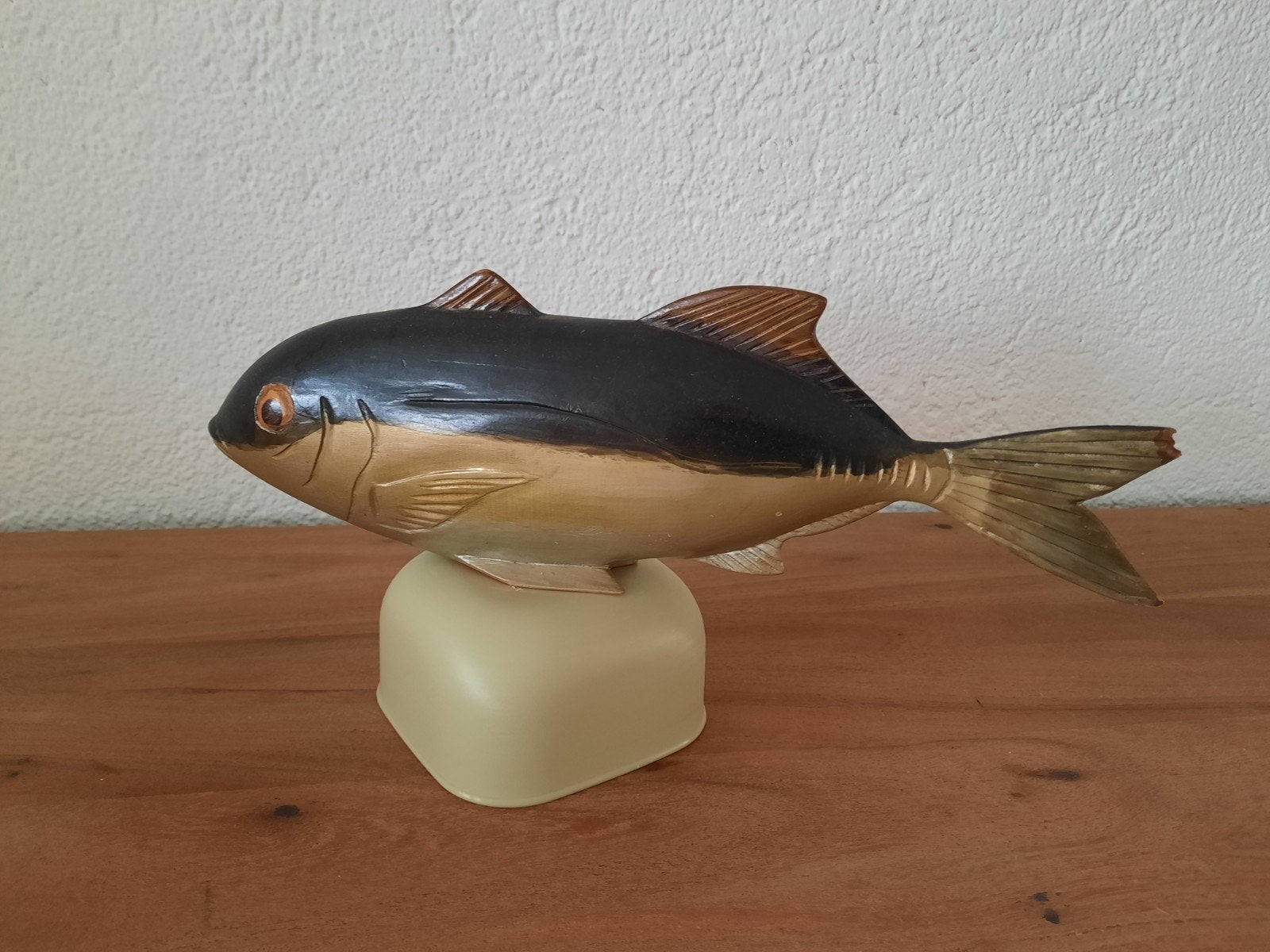 Decoratieve Houten Vis - Uniek Woonaccessoire, Huis en Inrichting, Woonaccessoires | Overige, Hout, Gebruikt, Meerkleurig, Overige stijlen