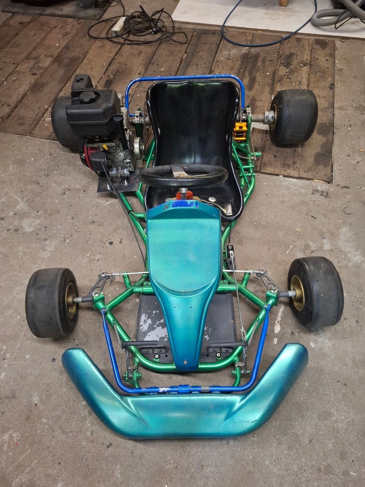 Kart met Honda motorblok (excl. ketting), Sport en Fitness, Karting, Ophalen of Verzenden, Kart
