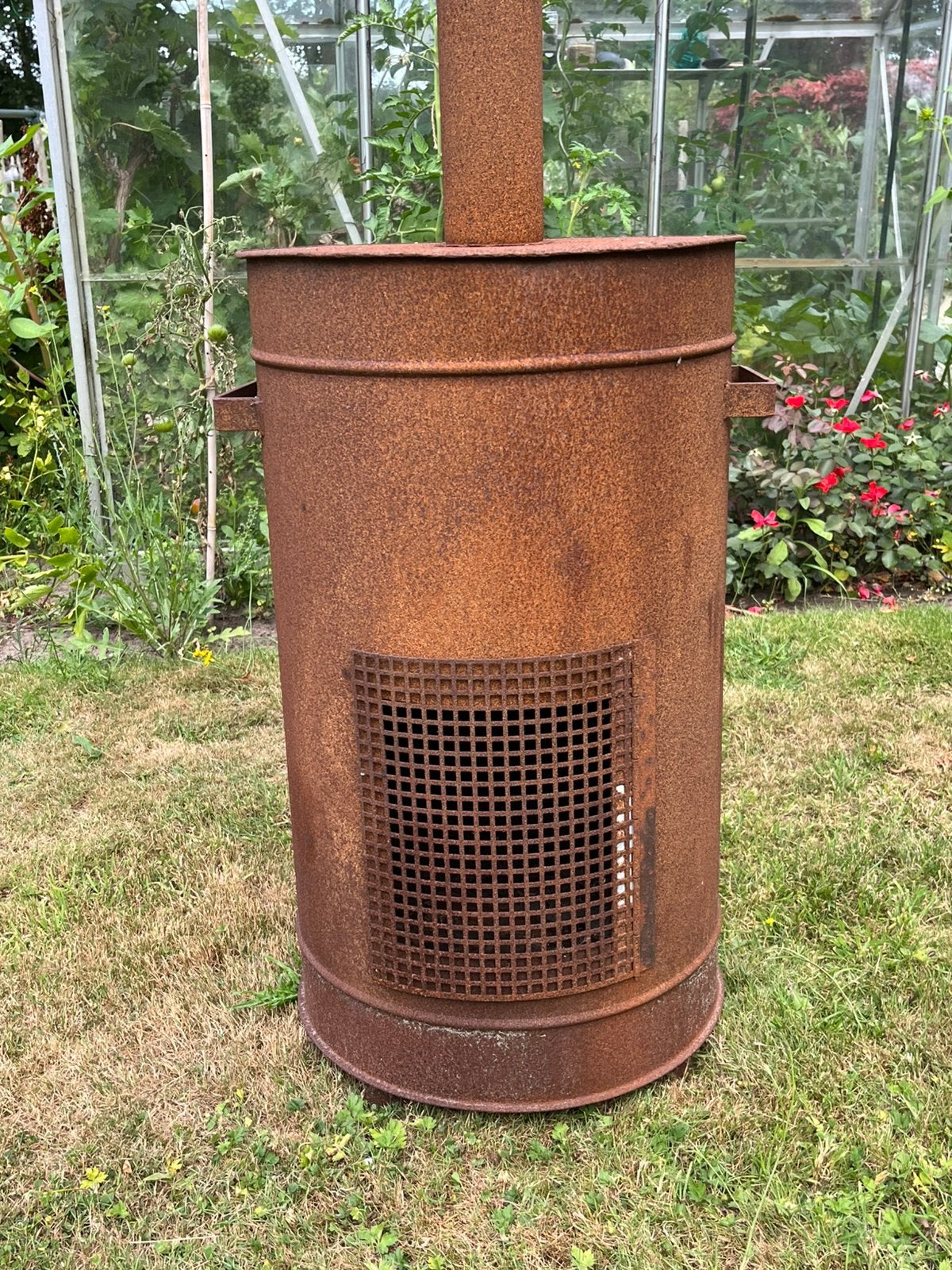Robuuste terraskachel, Tuin en Terras, Tuinhaarden, Ophalen, Gebruikt