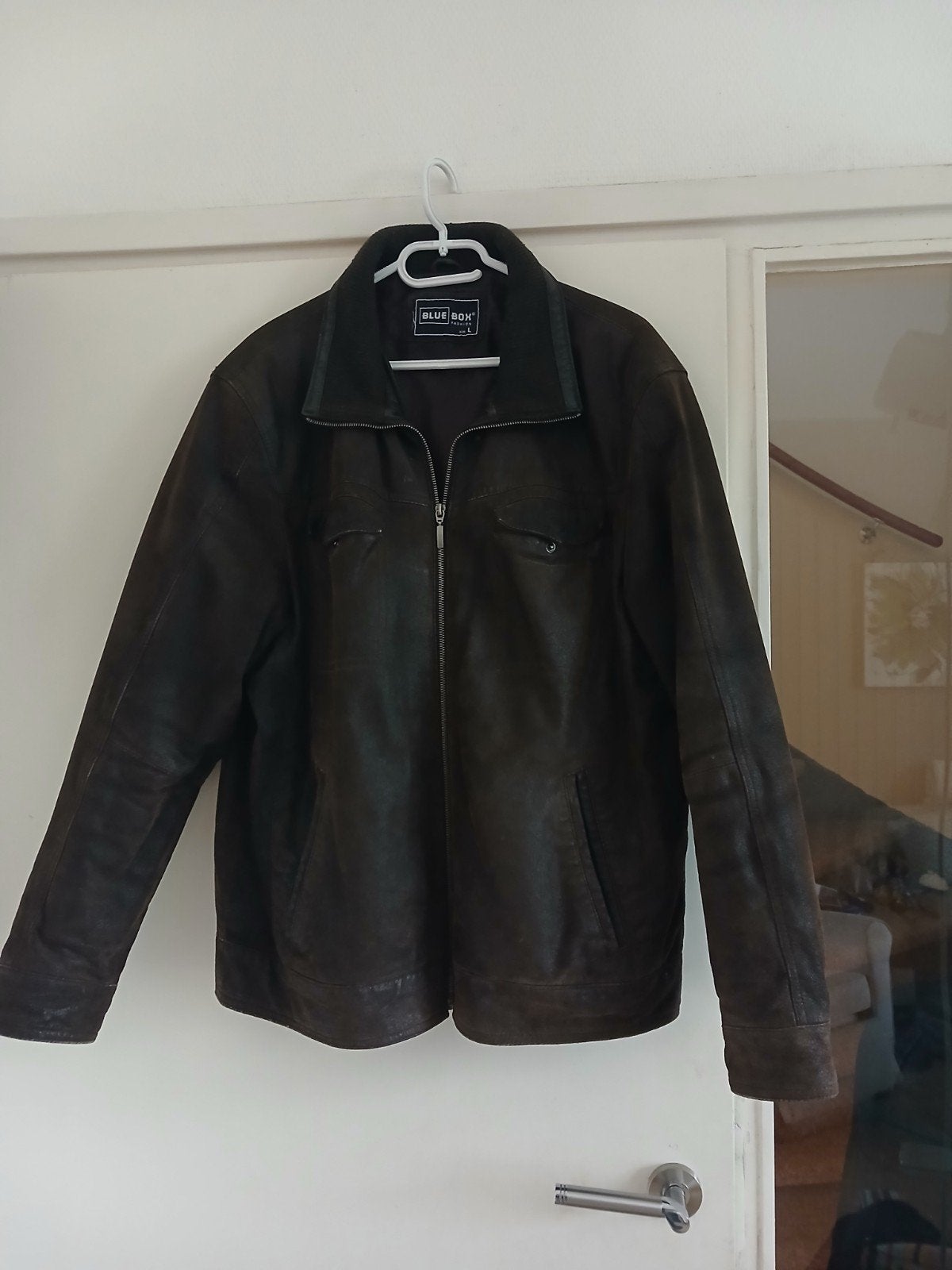 Leren jas, Ophalen of Verzenden, Gedragen, Maat 56/58 (XL), Bruin