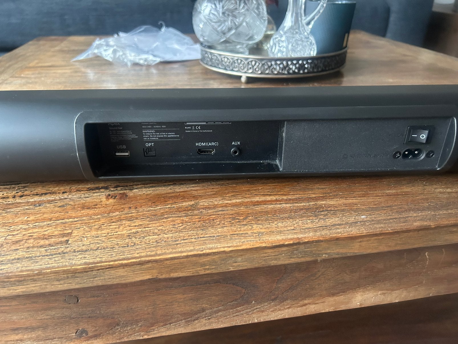Soundbar, Ophalen