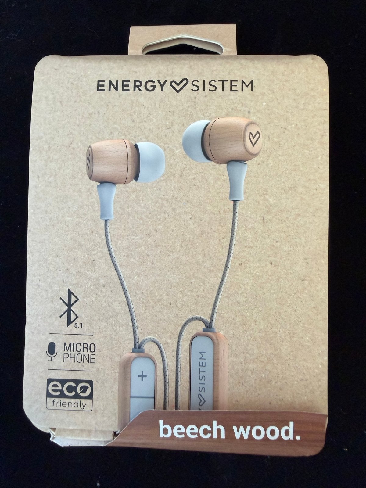 Nieuwe Energy Sistem Eco BT Beech Wood In-ear Hoofdtelefoon