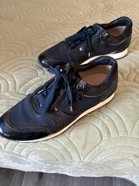 sneakers Dames, Blauw, Sneakers of Gympen, Gedragen, Ophalen