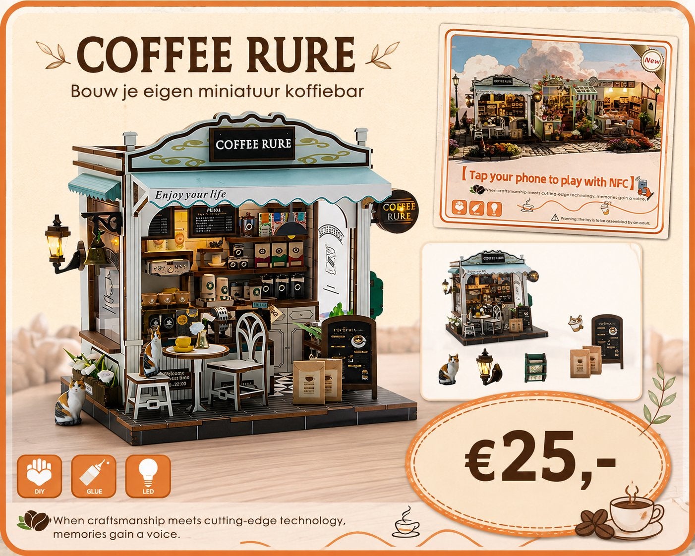 Miniatuur huisjes, Hobby en Vrije tijd, Knutselen, Ophalen of Verzenden, Nieuw, Overige typen